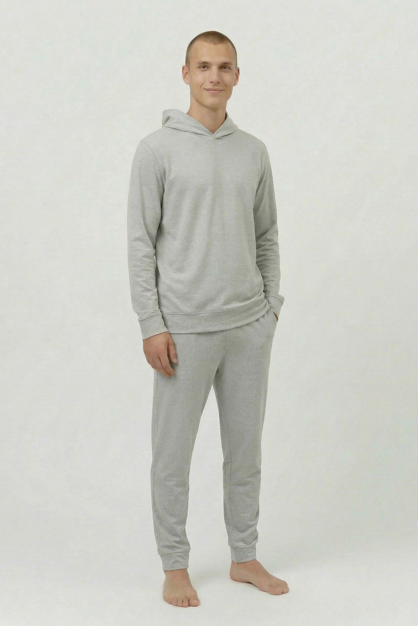 butter jersey two tone jogger