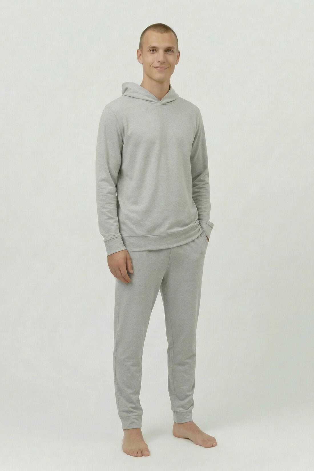butter jersey two tone jogger