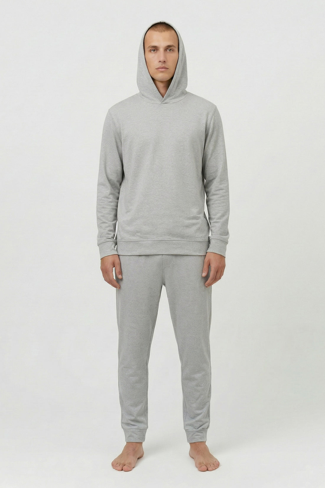 butter jersey hoodie grey