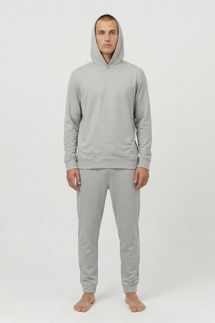 butter jersey hoodie grey