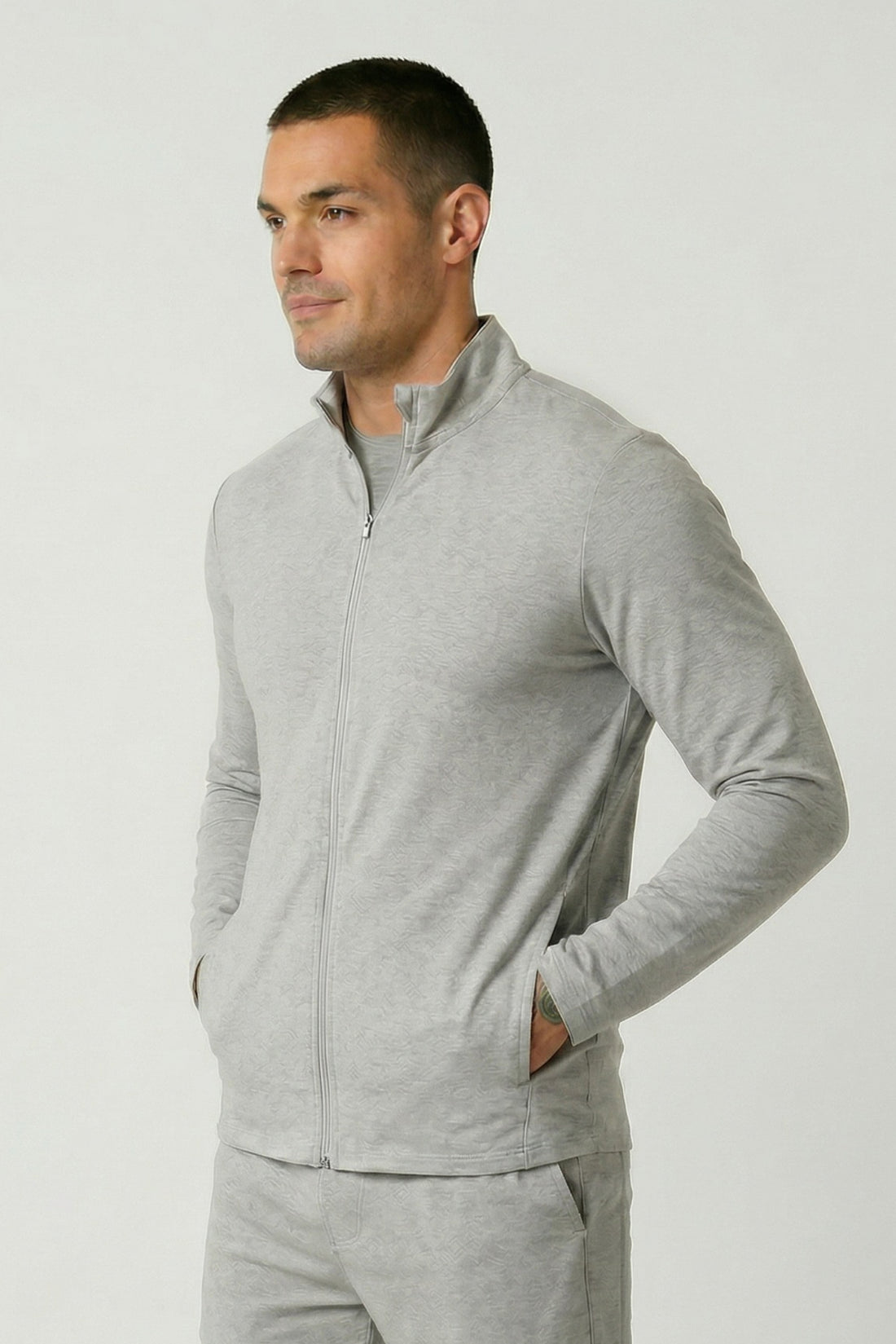 Full zip Long sleeve Tshirt