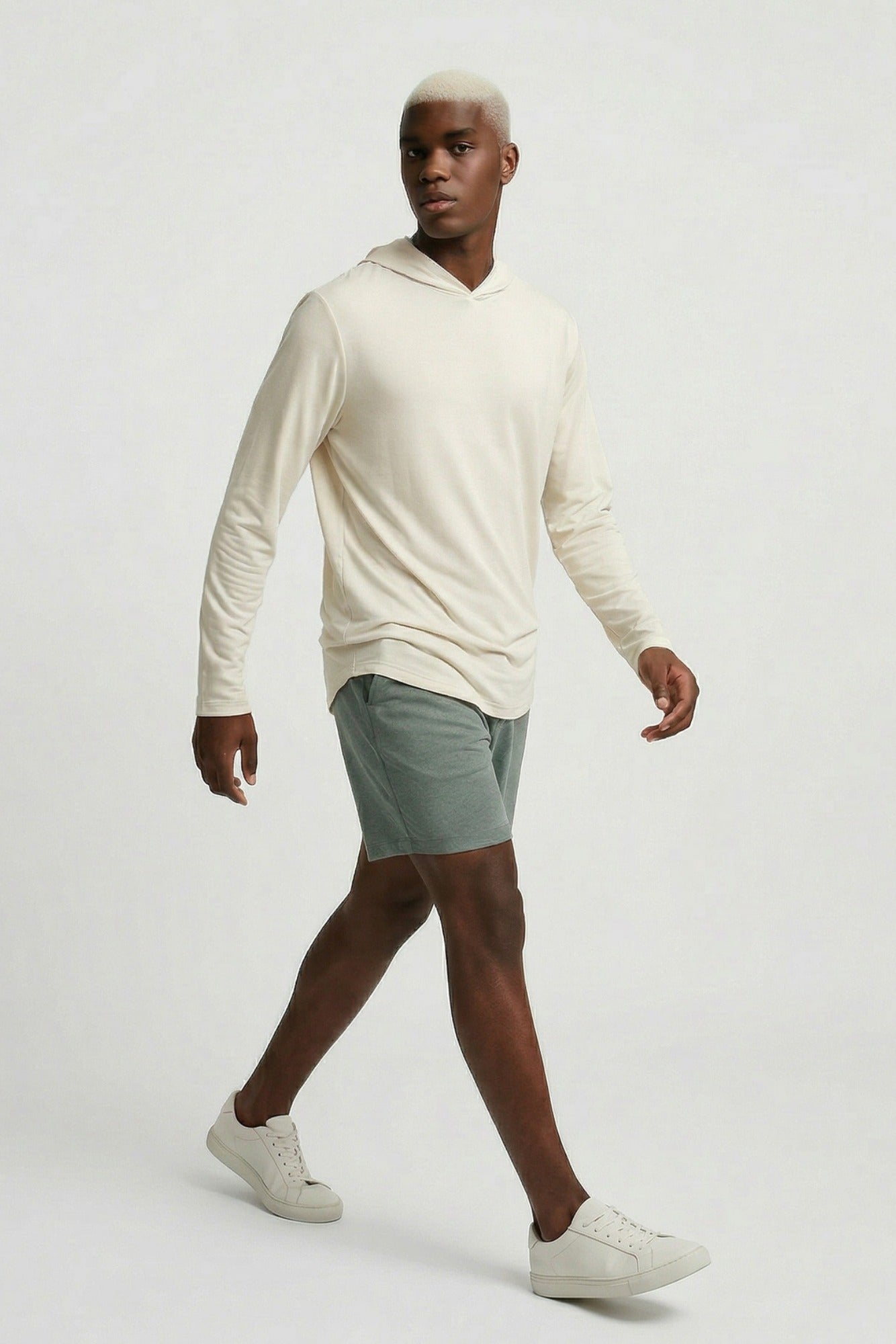 T shirt rib hoodie