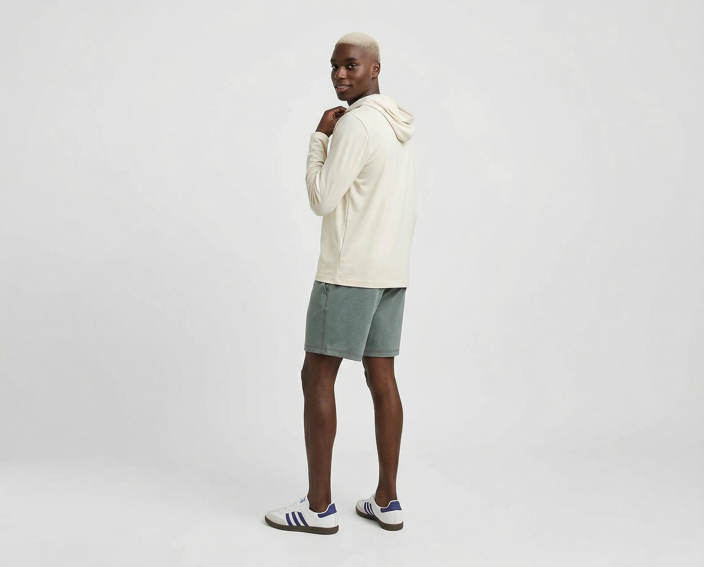 T shirt rib hoodie