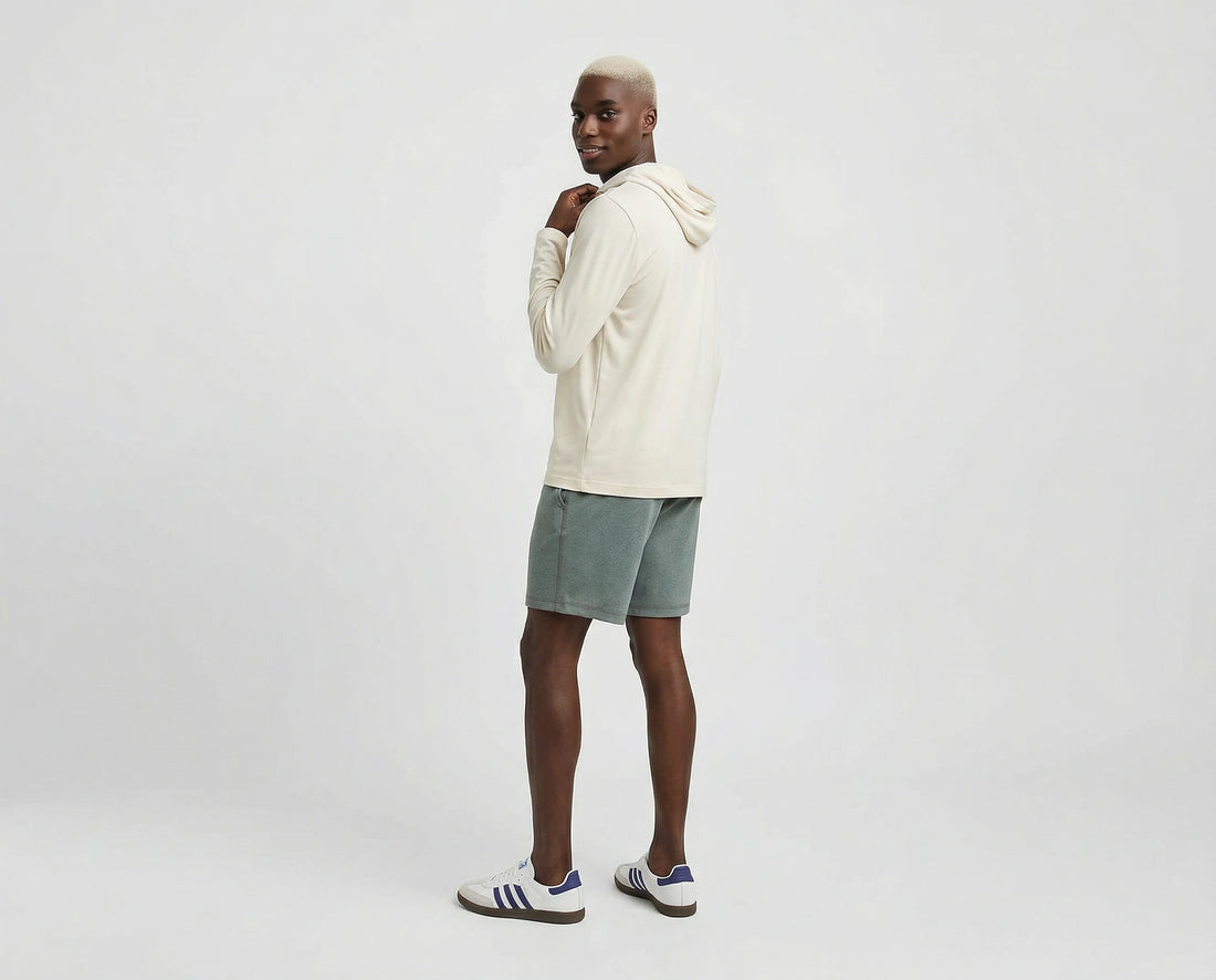T shirt rib hoodie