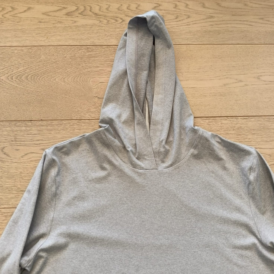 butter jersey hoodie grey