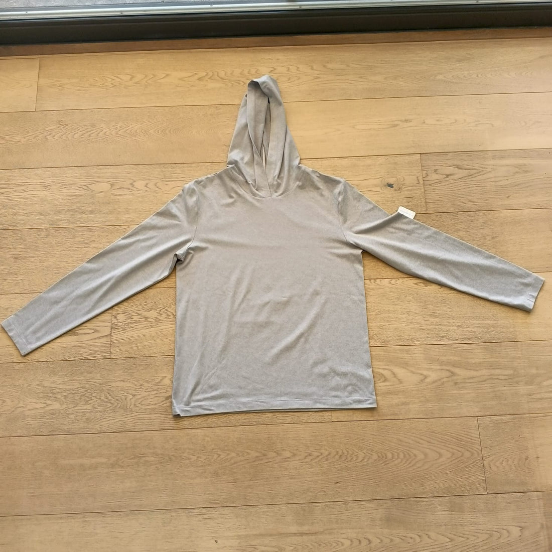butter jersey hoodie grey