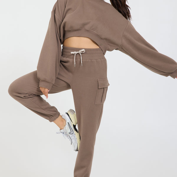 Claire Fleece Cropped Long Sleeve